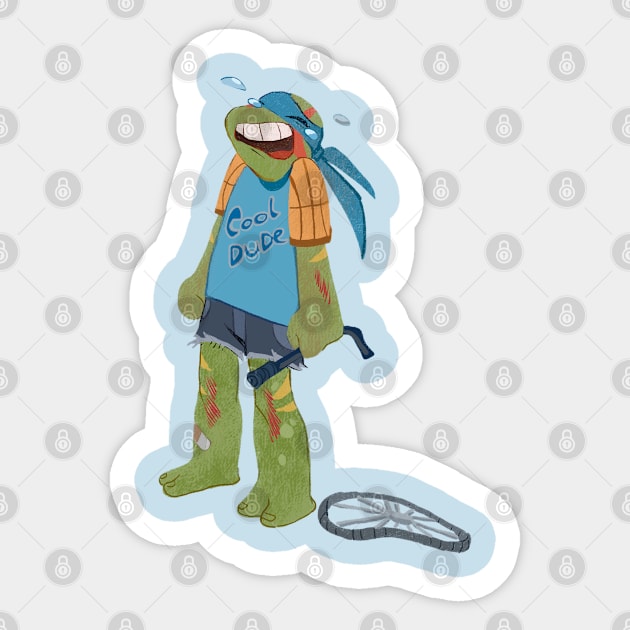 Baby Leonardo from ROTTMNT Sticker by AxelStardust